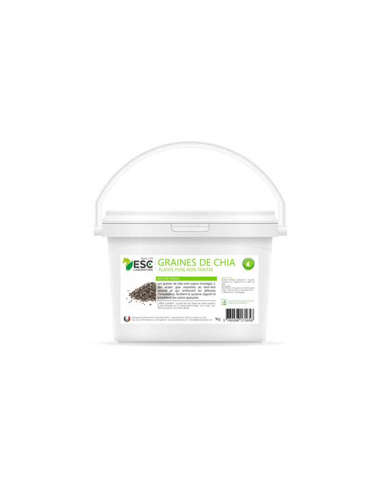 Graines de Chia 1kg - Nature Horse Langon