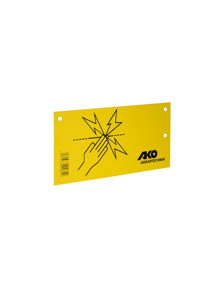 Plaque de signalisation cloture electrique - Nature Horse Langon