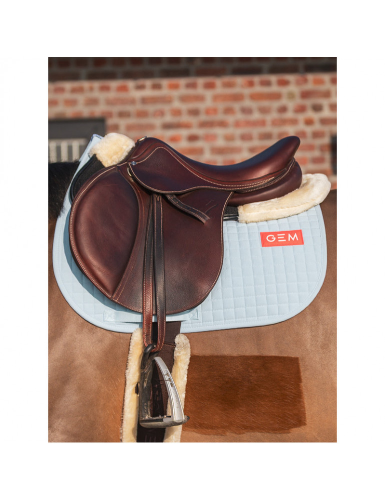 Tapis gem leo bleu ciel - Nature Horse Langon