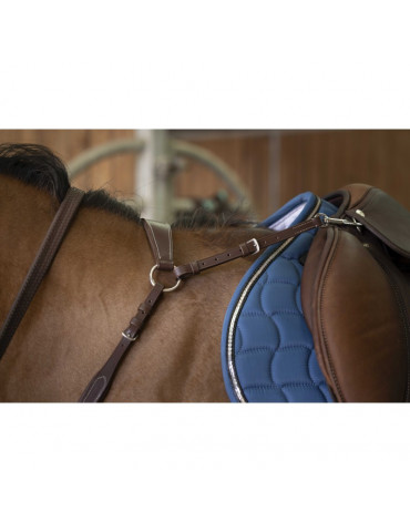 Collier de chasse marron taille cheval norton - Nature Horse Langon 2