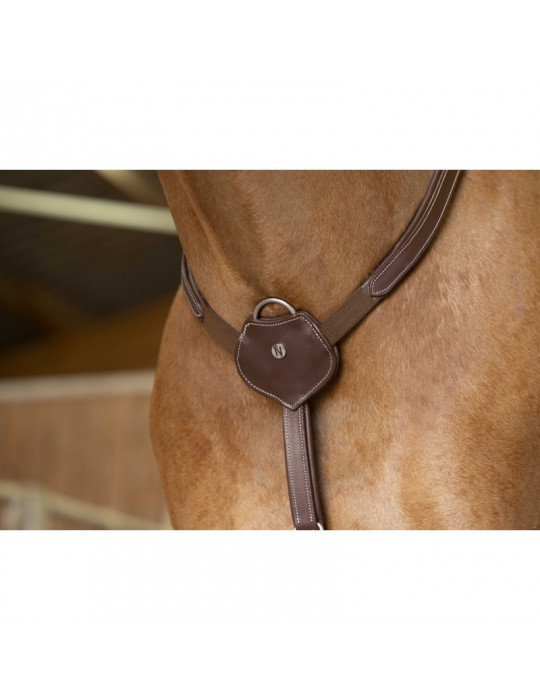 Collier de chasse marron taille cheval norton - Nature Horse Langon