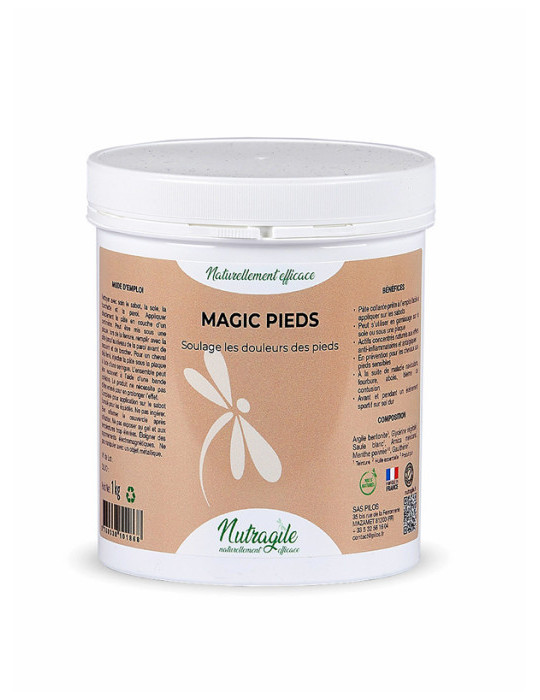 Pâte sabots anti-douleur – Argile bentonite, saule, arnica – 1kg