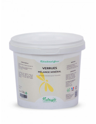 Verrues mélange minéral 1.2kg - Nature Horse Langon