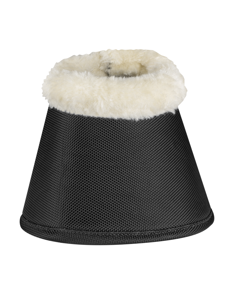 Cloches Comfort Fur, lot de 2, noir-nature, M - Nature Horse Langon