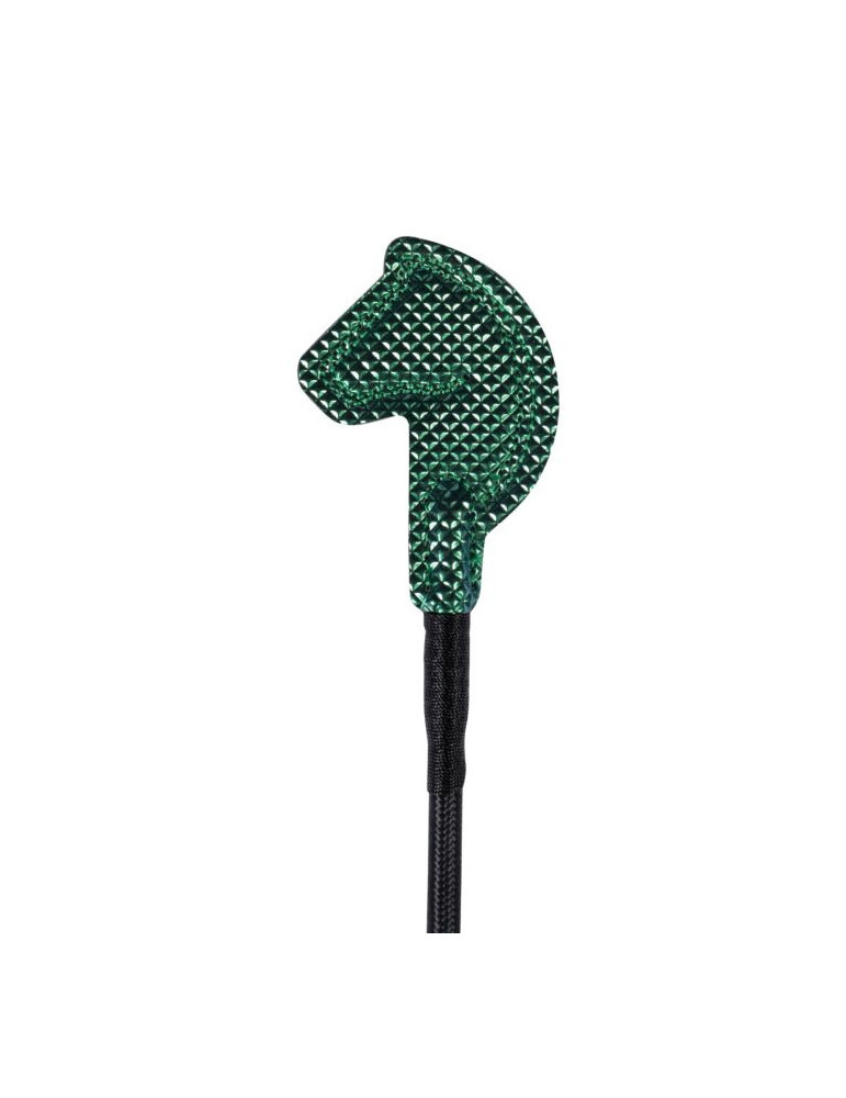 Cravache STARLIGHT vert 65cm