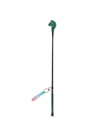 Cravache STARLIGHT vert 65cm
