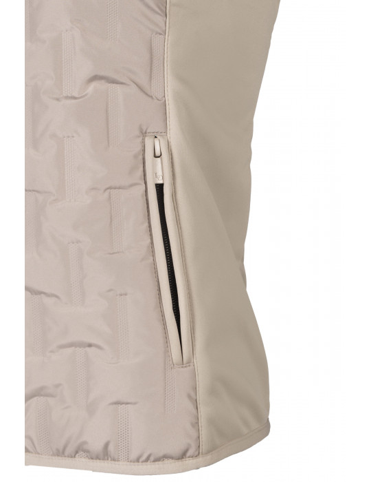 Gilet sans manche LIMONE gris/beige M