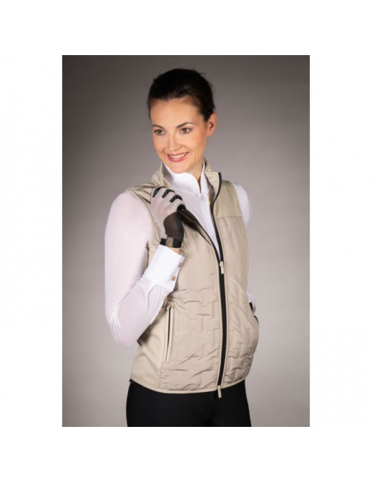 Gilet sans manche LIMONE gris/beige M