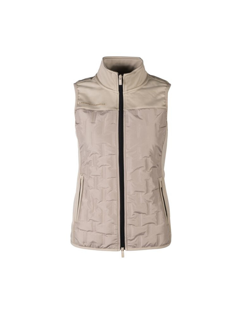 Gilet sans manche LIMONE gris/beige L