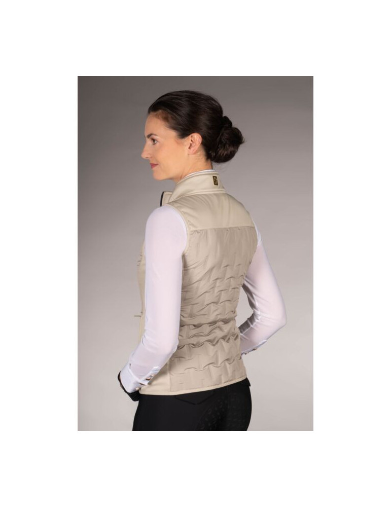 Gilet sans manche LIMONE gris/beige L