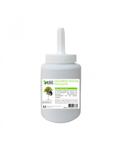 GOUDRON VEGETAL ORIGINE FRANCE -Protection de la corne - Pinceau inclus