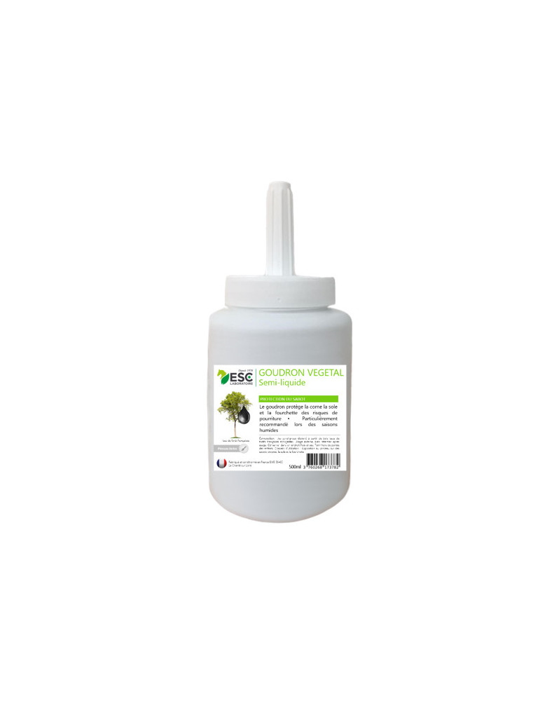 GOUDRON VEGETAL ORIGINE FRANCE -Protection de la corne - Pinceau inclu