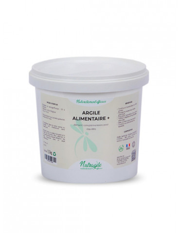 Argile alimentaire + 25kg - Nature Horse Langon