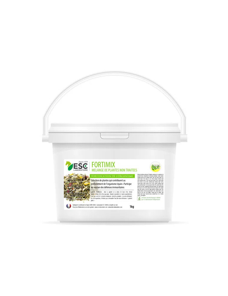 Fortimix ESC 1kg - Complément Fortifiant Cheval - Nature Horse