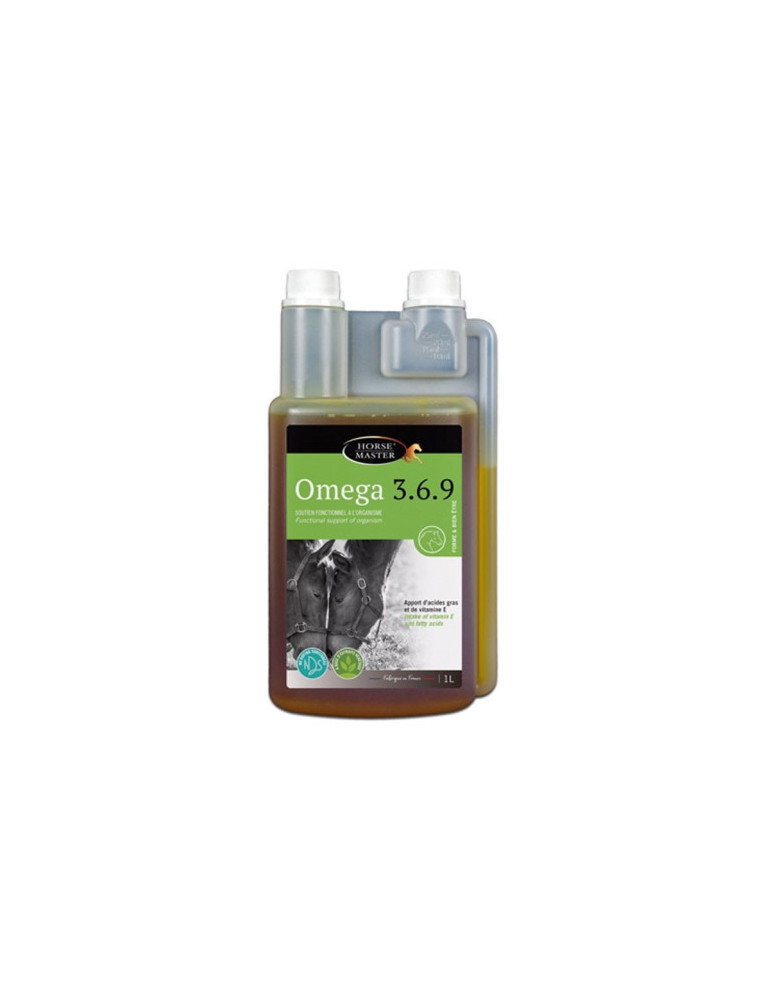 Huile Omega 3.6.9 1L - Complement Peau Poil Cheval - Nature Horse