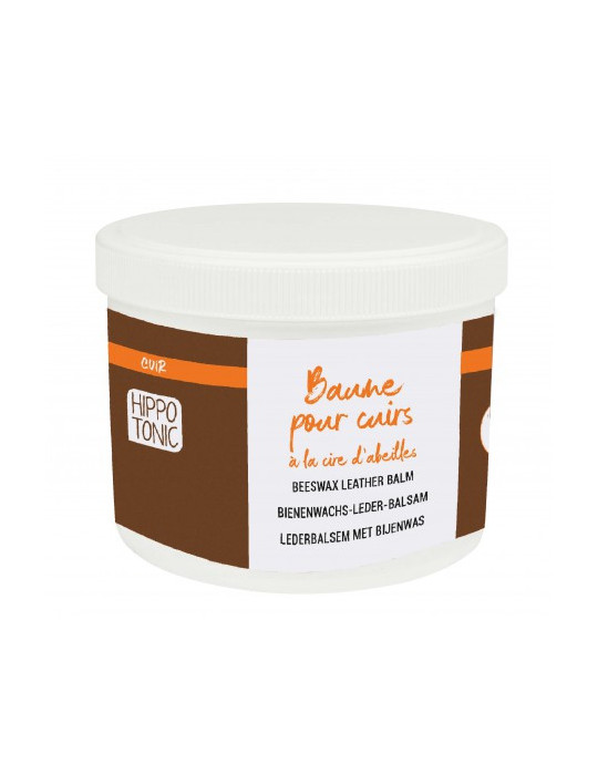 Baume pour Cuir 500ml Hippotonic - Entretien Cuir - Nature Horse