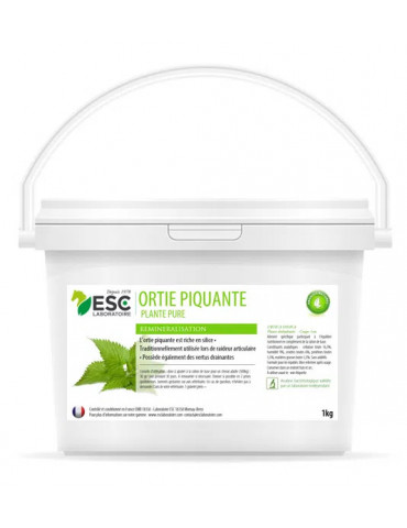 Ortie Pellet 1kg ESC - Complement Naturel Cheval - Nature Horse