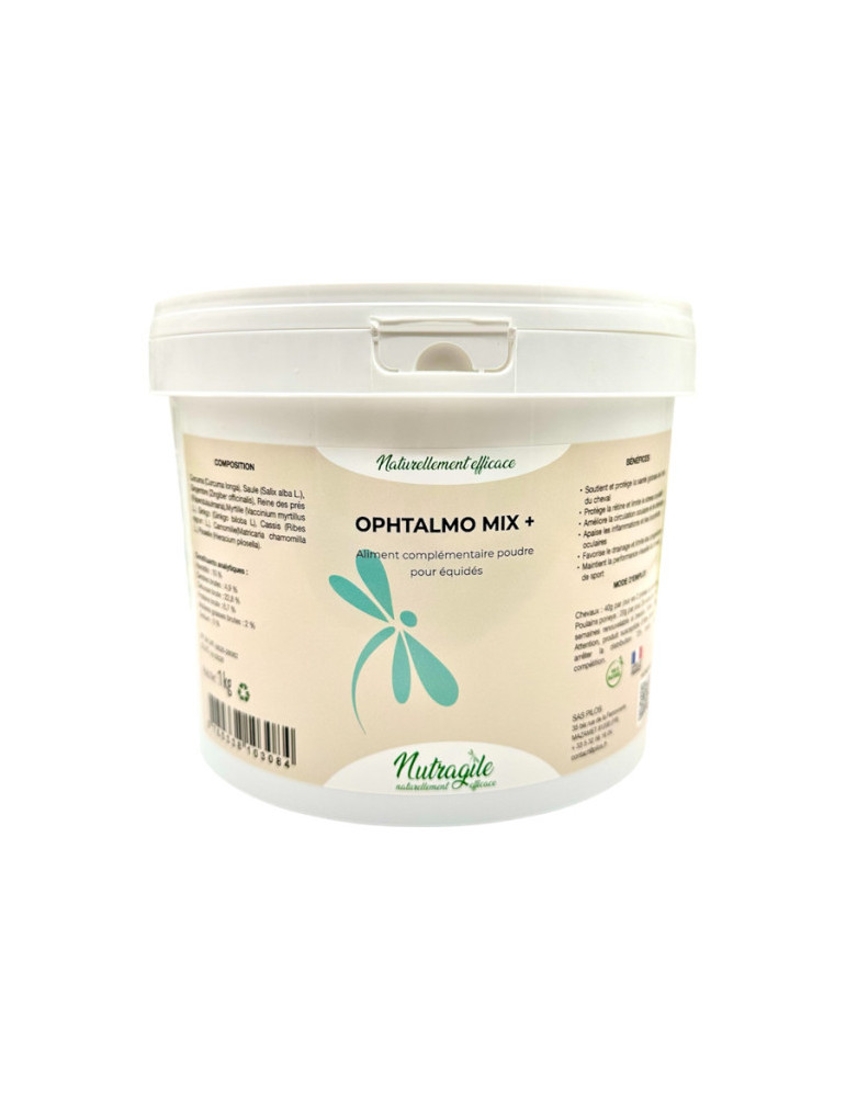 Ophtalmo Mix+ 1kg - Complement Sante Oculaire Cheval - Nature Horse