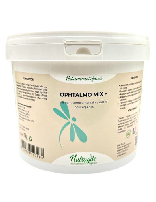 Ophtalmo Mix+ 1kg - Complement Sante Oculaire Cheval - Nature Horse
