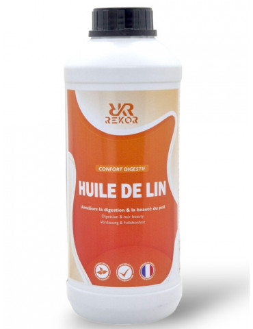 Huile de lin REKOR 1l - Nature Horse Langon