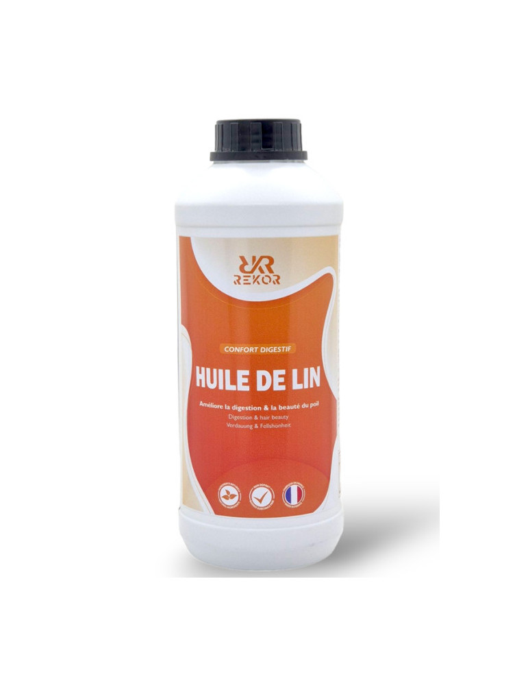Huile de lin REKOR 1l - Nature Horse Langon