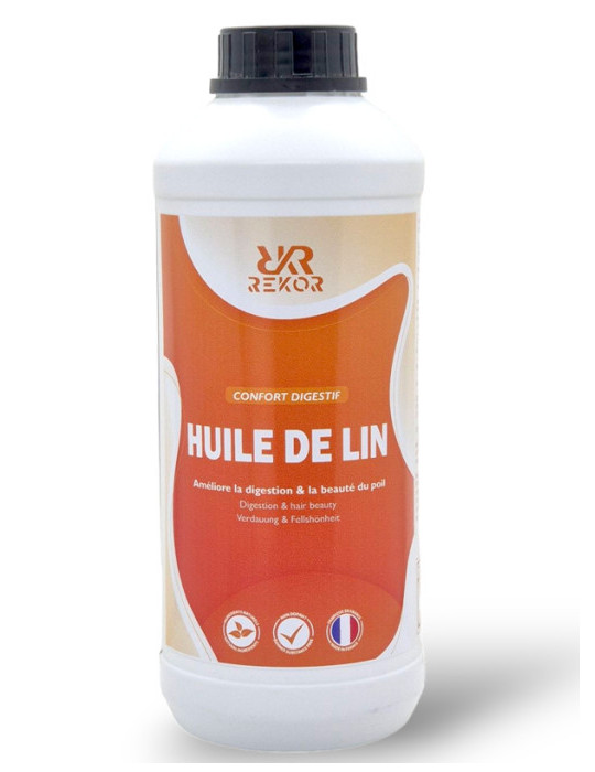 Huile de lin REKOR 1l - Nature Horse Langon