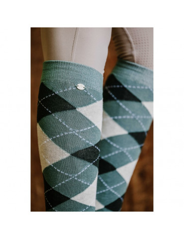 Chaussettes ARGYLE Vert/Anth 39.41 2