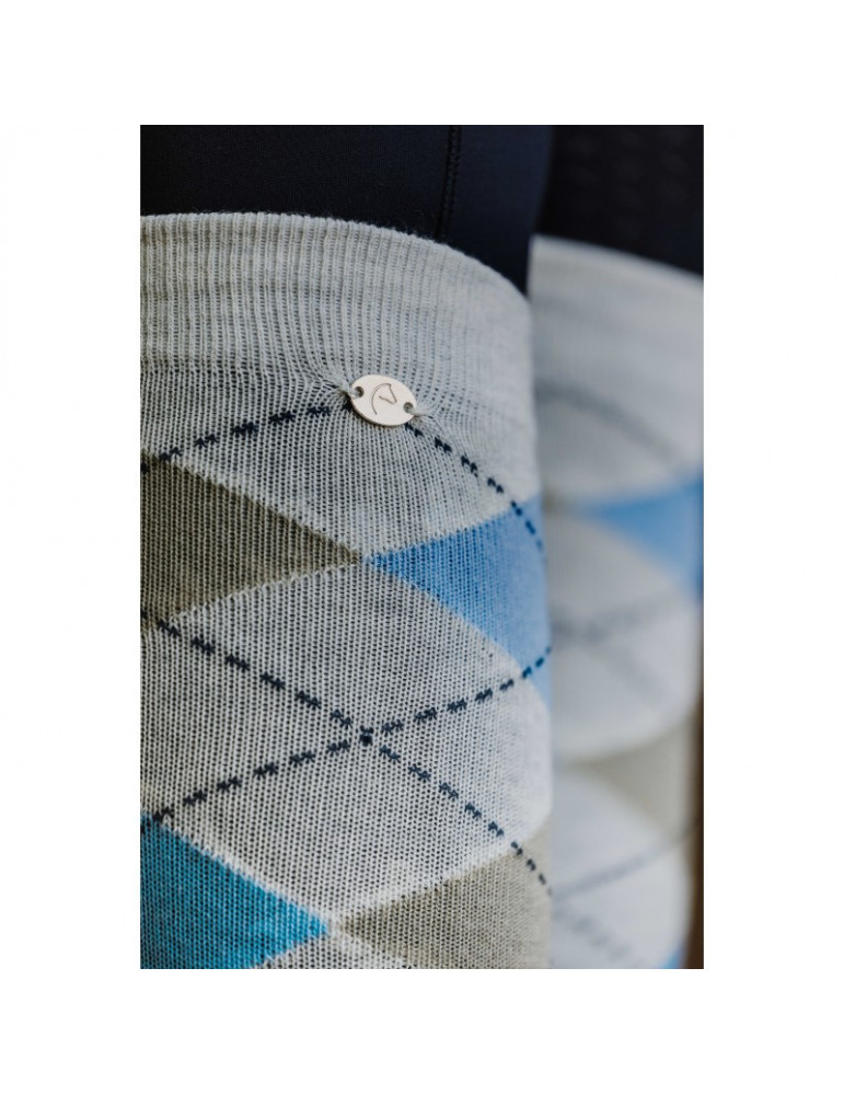 Chaussettes Argile Gris/bleu 39.41