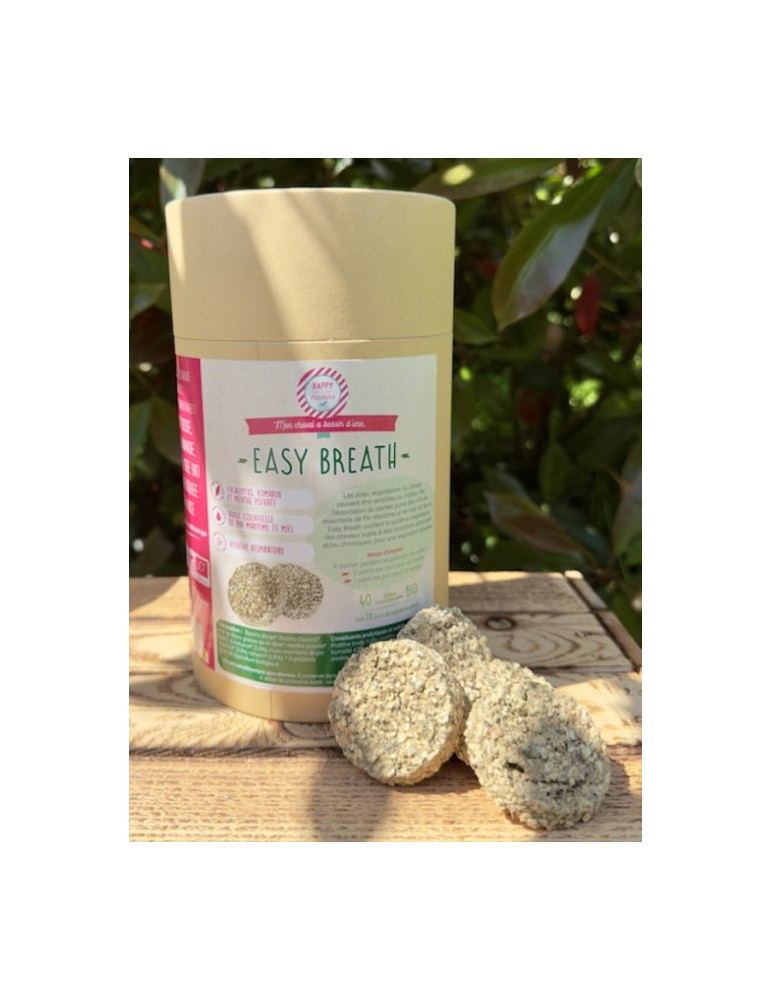 Complements EASY BREATH 40 Palets - 650 gr - Nature Horse Langon