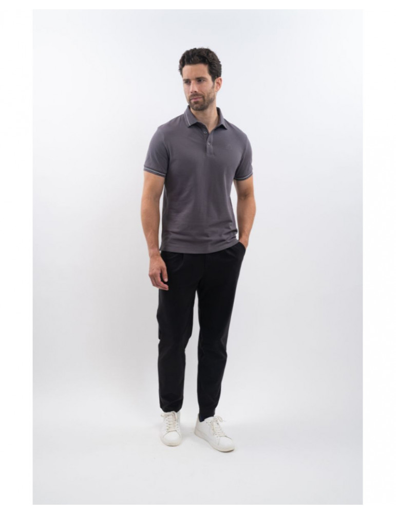 Polo Oscar Ardoise Homme M