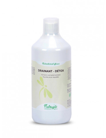 Nutragile Drainant Detox 1L – Purificateur foie & reins, élimination des toxines