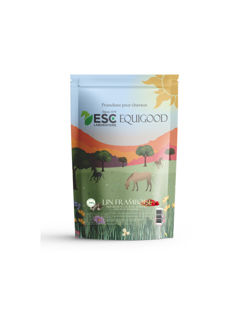 EQUIGOOD LIN FRAMBOISE - Friandisespour chevaux