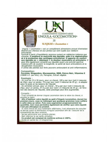 Ungula Locomotion sac de 1,5 kilos - Nature Horse Langon 2