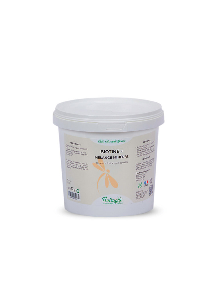 Biotine + Mélange Mineral 1.2kg - Nature Horse Langon