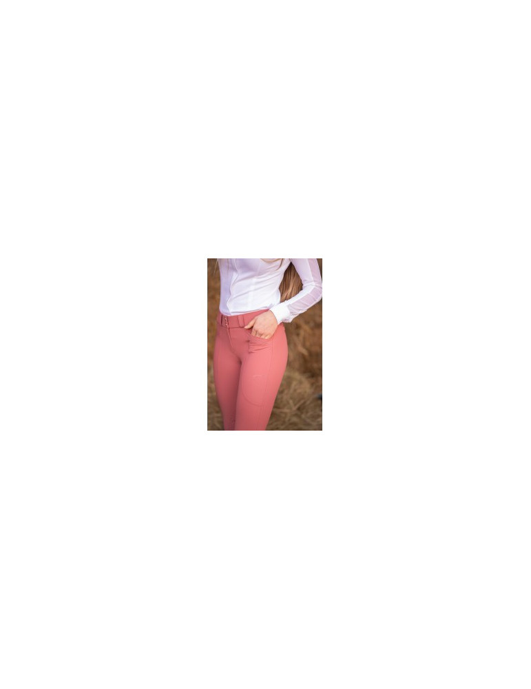 Pantalon SYBILLE vieux rose 36