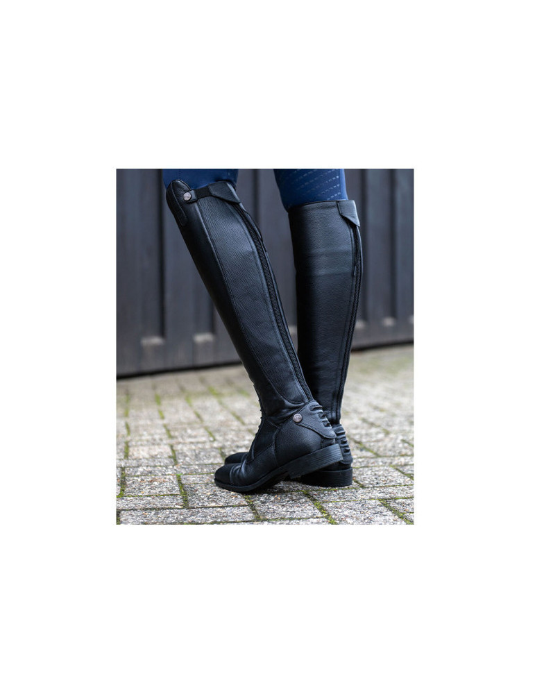 Bottes -Titanium Style- court, tige M 9100 noir 39 - Nature Horse Lang
