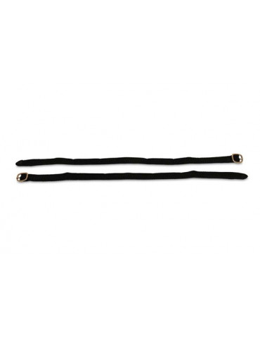Lanieres d'eperons nylon noir