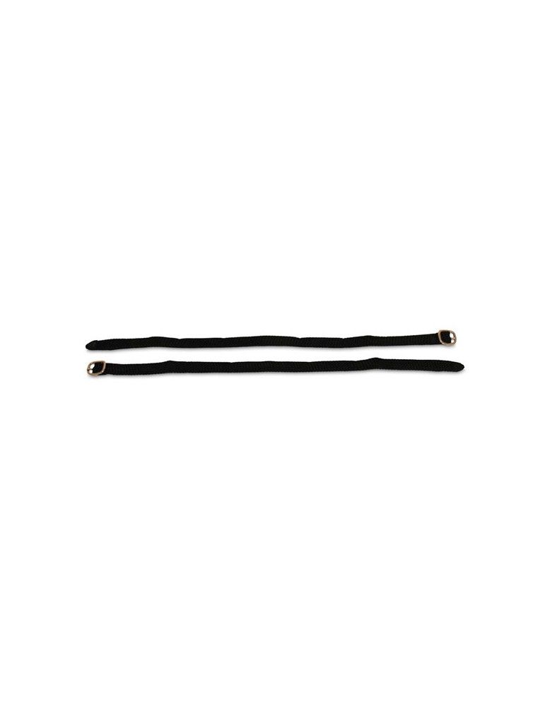 Lanieres d'eperons nylon noir