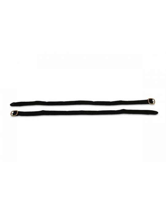 Lanieres d'eperons nylon noir