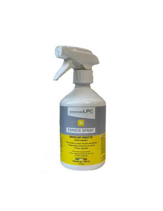 Spray Répulsif Laboratoire LPC 500ml - Anti-Insectes Cheval - Nature Horse