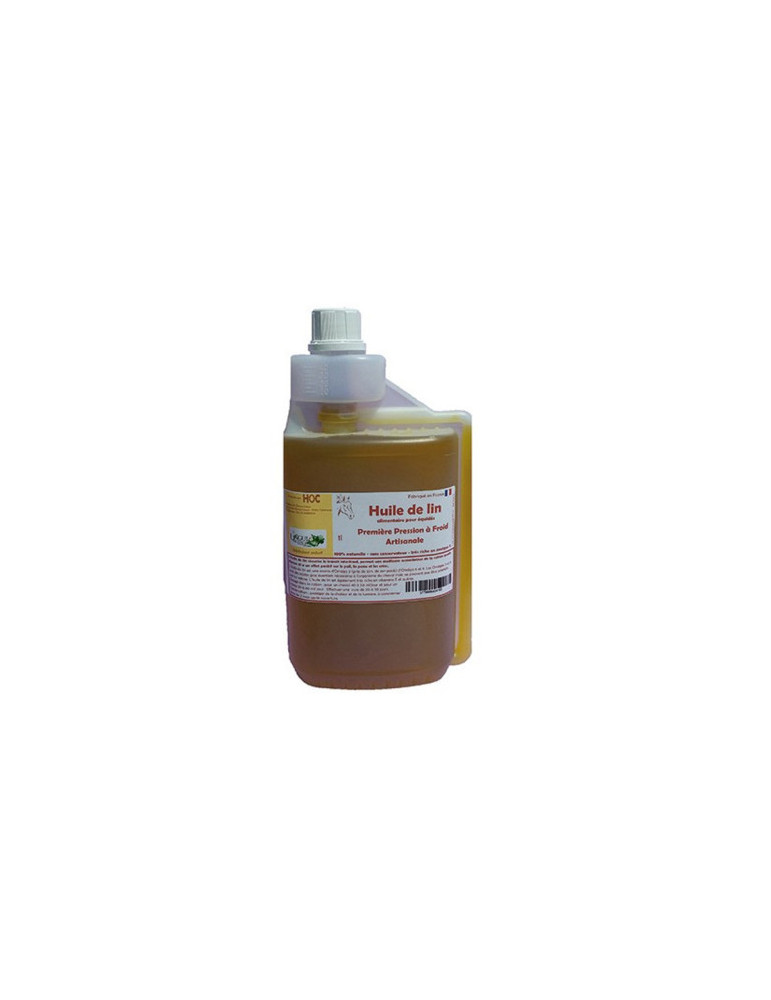 Huile de lin marque HOC par 5 litres - Nature Horse Langon