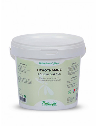 Lithothamne poudre d'algue 1kg - Nature Horse Langon
