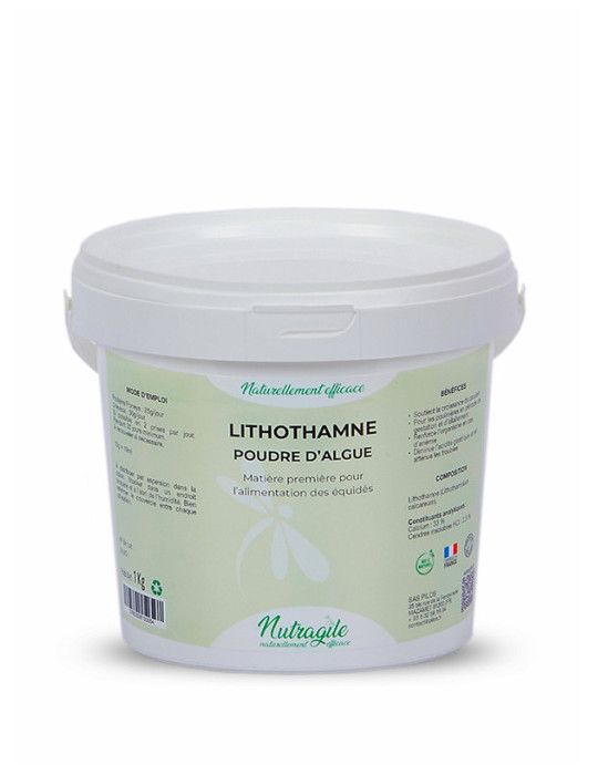 Lithothamne poudre d'algue 1kg - Nature Horse Langon