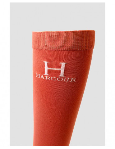 Chaussettes Badminton Pamplemousse 35.39 2