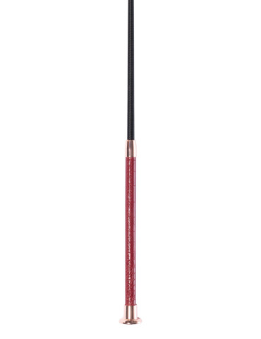 Dressage whip -croco- 110cm rouge