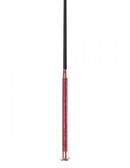 Dressage whip -croco- 110cm rouge