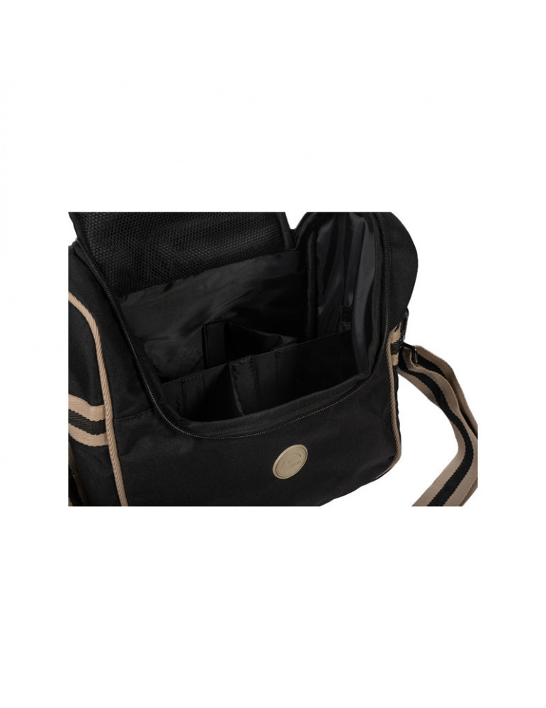 Grooming Bag-Joules Black-Beige