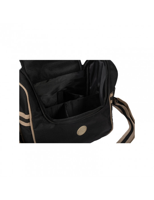 Grooming Bag-Joules Black-Beige