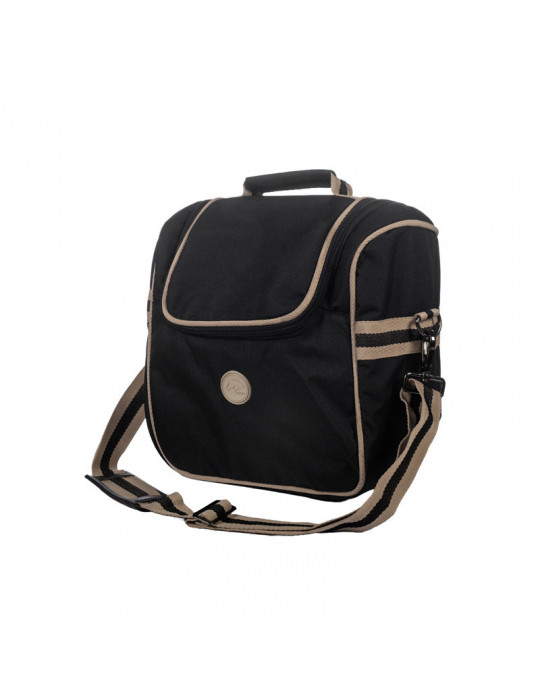 Grooming Bag-Joules Black-Beige