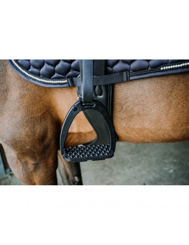 Etriers de sécurité noir/argent matt - Nature Horse Langon 2